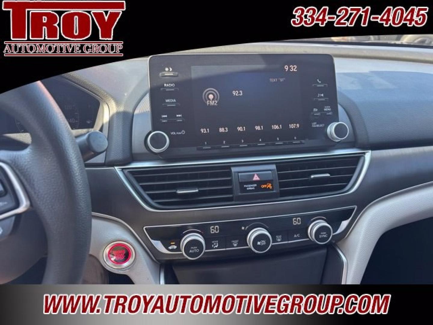 2019 Champagne Frost Pearl /Gray Honda Accord LX (1HGCV1F18KA) with an 1.5T I4 DOHC 16V Turbocharged VTEC engine, CVT transmission, located at 6812 Atlanta Hwy, Montgomery, AL, 36117, (334) 271-4045, 32.382118, -86.178673 - Recent Arrival! Priced below KBB Fair Purchase Price!<br><br>Champagne Frost Pearl 2019 Honda Accord LX FWD 1.5T I4 DOHC 16V Turbocharged VTEC CVT<br><br>Financing Available---Top Value for Trades.<br><br>30/38 City/Highway MPG<br><br><br>Awards:<br> * JD Power Automotive Performance, Execution and- Photo#45