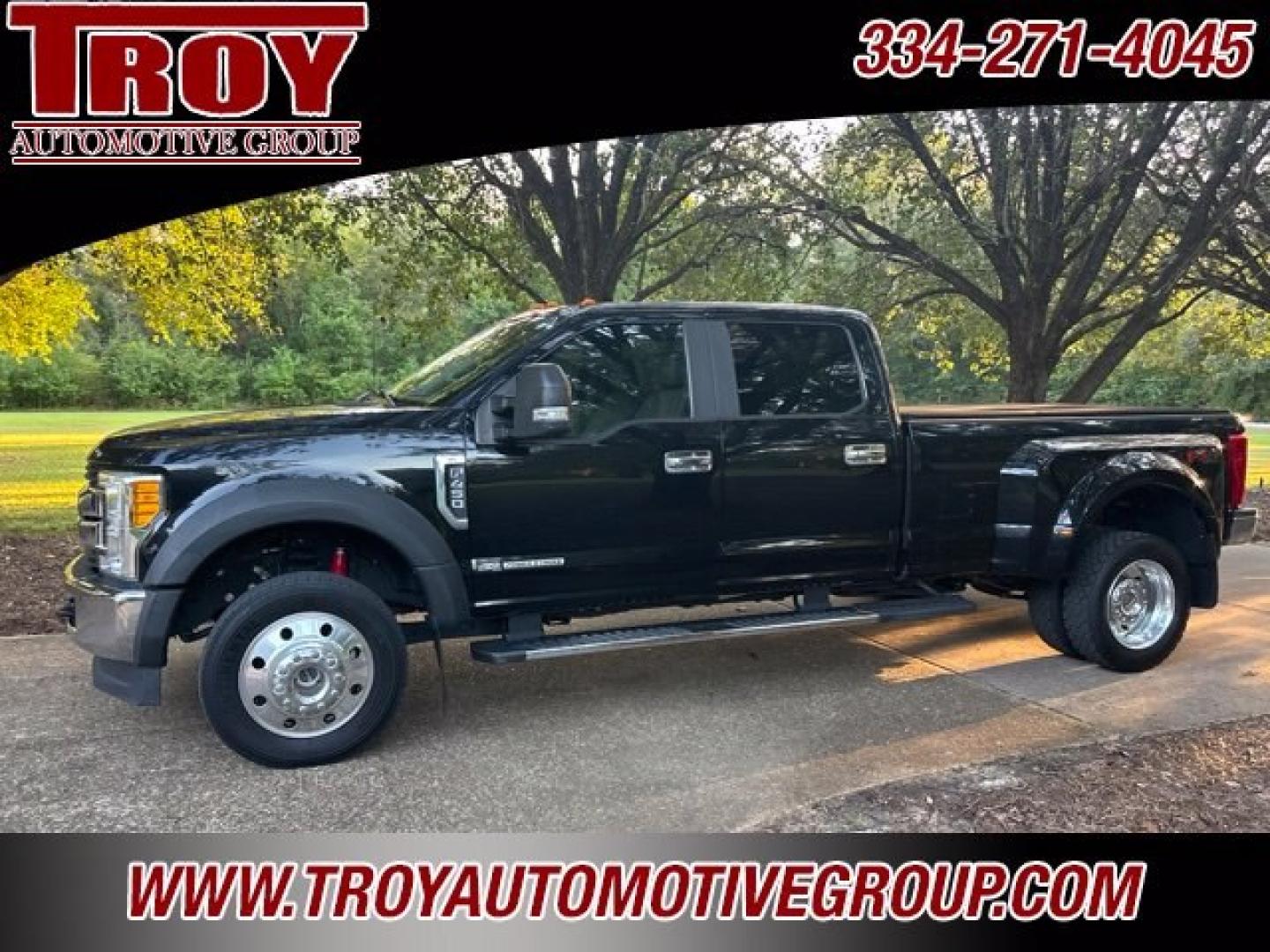2017 Shadow Black /Medium Earth Gray Ford F-450SD XL (1FT8W4DT2HE) with an Power Stroke 6.7L V8 DI 32V OHV Turbodiesel engine, Automatic transmission, located at 6812 Atlanta Hwy, Montgomery, AL, 36117, (334) 271-4045, 32.382118, -86.178673 - FX4 Package!!<br>2-Master Remote Start Keys!!<br>Back Up Camera!<br>Spray N Bed Liner!!<br>- Photo#0