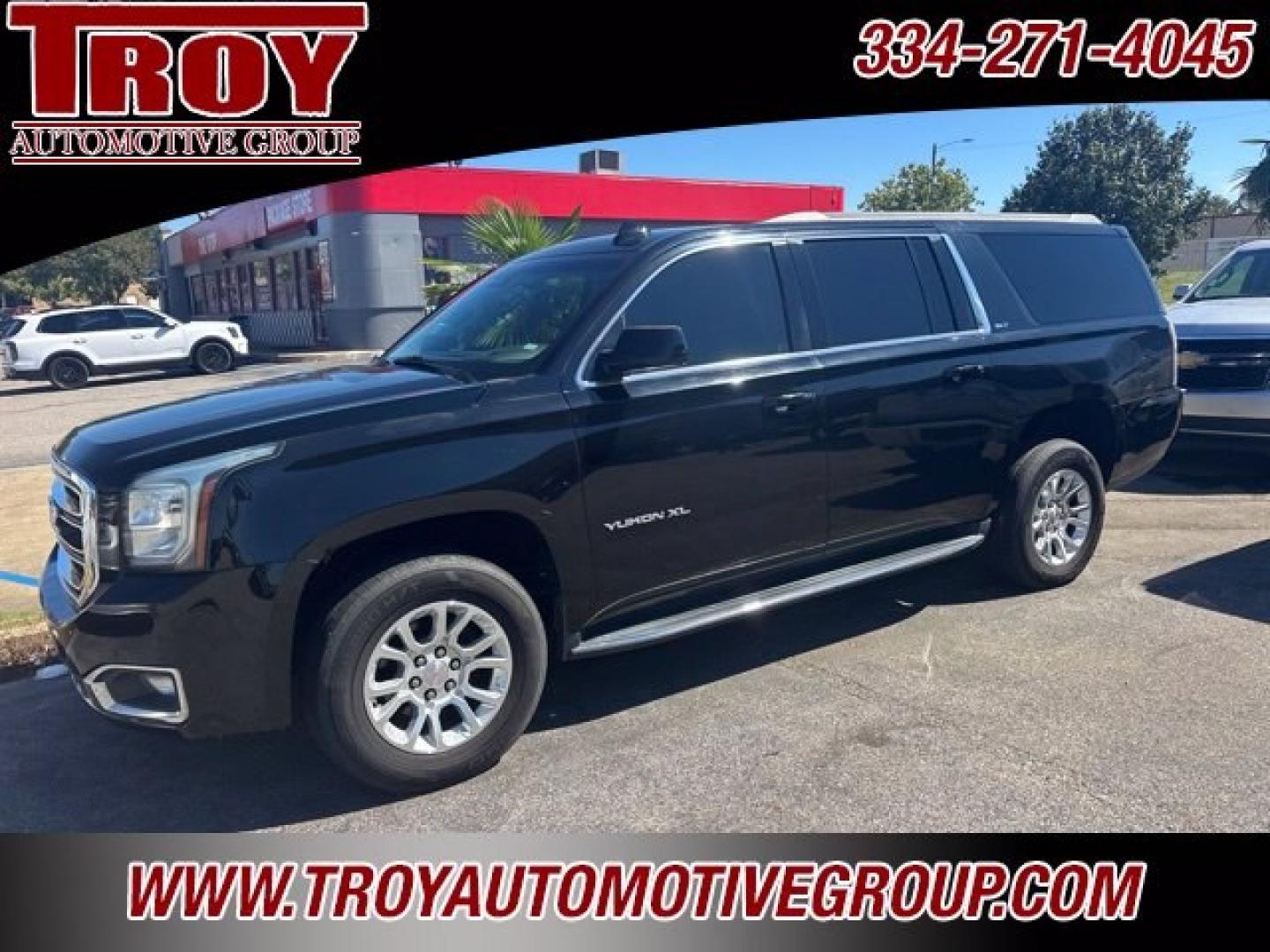 2019 Onyx Black /Cocoa/Dune GMC Yukon XL SLT (1GKS1GKC8KR) with an EcoTec3 5.3L V8 engine, Automatic transmission, located at 6812 Atlanta Hwy, Montgomery, AL, 36117, (334) 271-4045, 32.382118, -86.178673 - Onyx Black 2019 GMC Yukon XL SLT RWD EcoTec3 5.3L V8 6-Speed Automatic Electronic with Overdrive<br><br>Financing Available---Top Value for Trades.- Photo#3
