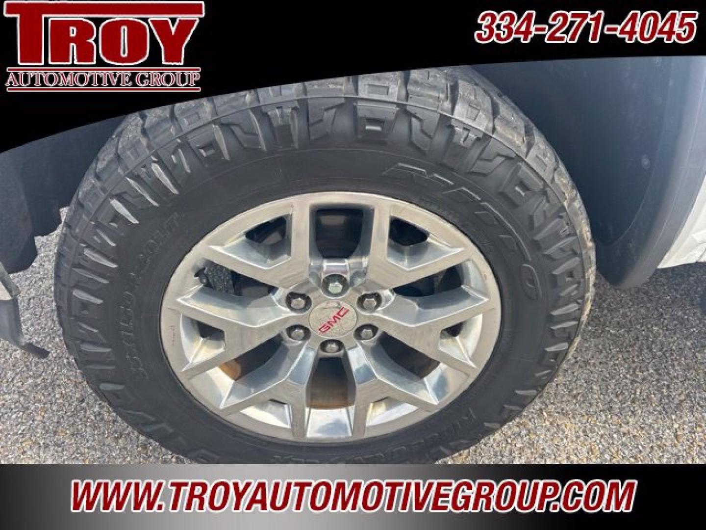 2018 Summit White /Cocoa/Dune GMC Sierra 1500 SLT (3GTU2NEC9JG) with an EcoTec3 5.3L V8 engine, Automatic transmission, located at 6812 Atlanta Hwy, Montgomery, AL, 36117, (334) 271-4045, 32.382118, -86.178673 - Brush guard w/Winch and Light Bar!!<br>Leveled!! 35x12.50x20 Nitto ridge grappler!!<br>Heated /Cooled Seats!!<br>Tow Package!!<br>Summit White 2018 GMC Sierra 1500 SLT 4WD EcoTec3 5.3L V8 6-Speed Automatic Electronic with Overdrive<br><br>Financing Available---Top Value for Trades.- Photo#18