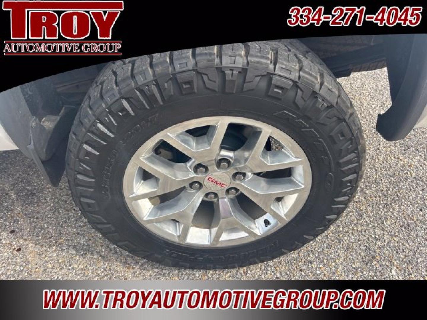 2018 Summit White /Cocoa/Dune GMC Sierra 1500 SLT (3GTU2NEC9JG) with an EcoTec3 5.3L V8 engine, Automatic transmission, located at 6812 Atlanta Hwy, Montgomery, AL, 36117, (334) 271-4045, 32.382118, -86.178673 - Brush guard w/Winch and Light Bar!!<br>Leveled!! 35x12.50x20 Nitto ridge grappler!!<br>Heated /Cooled Seats!!<br>Tow Package!!<br>Summit White 2018 GMC Sierra 1500 SLT 4WD EcoTec3 5.3L V8 6-Speed Automatic Electronic with Overdrive<br><br>Financing Available---Top Value for Trades.- Photo#20