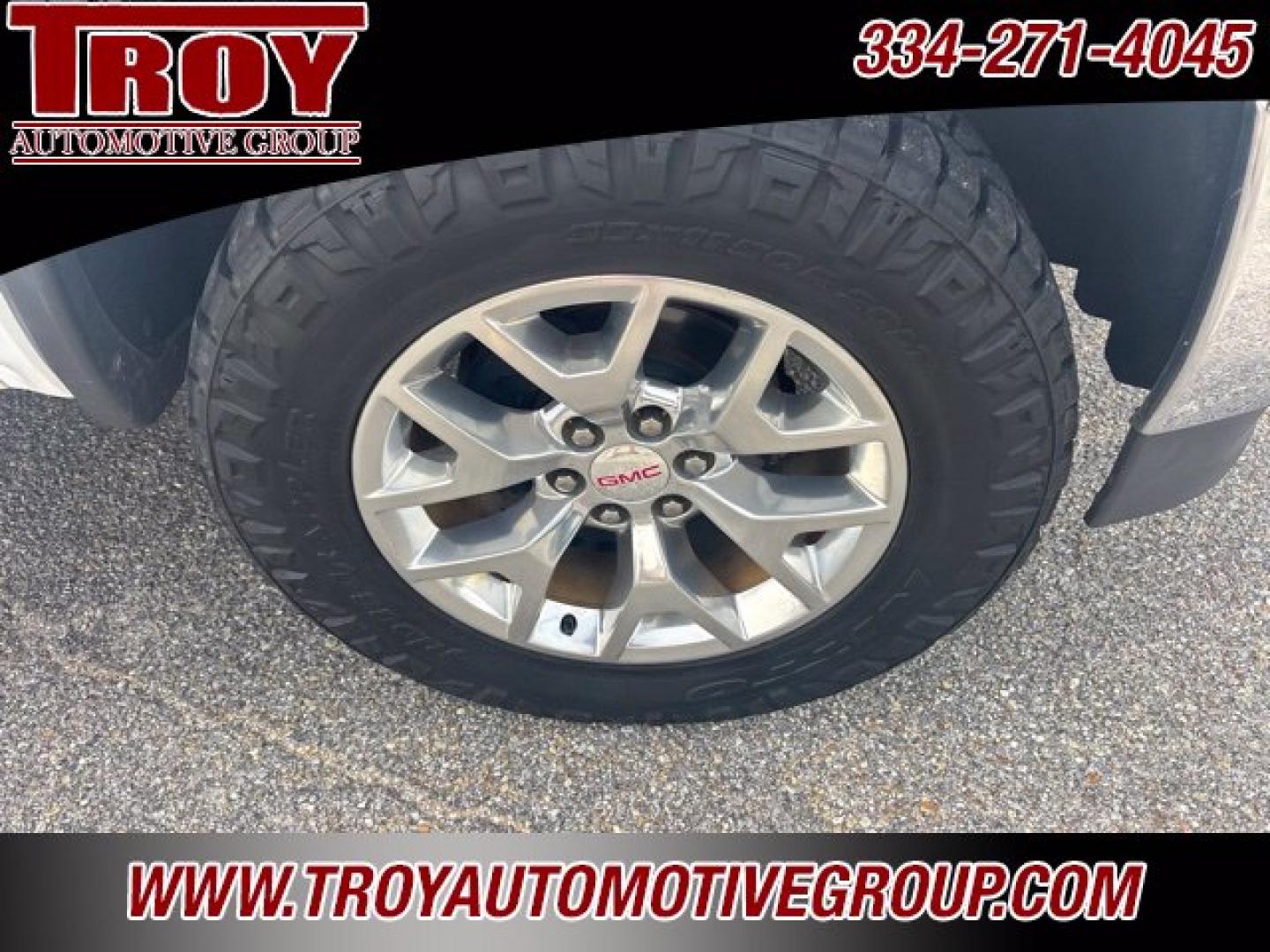 2018 Summit White /Cocoa/Dune GMC Sierra 1500 SLT (3GTU2NEC9JG) with an EcoTec3 5.3L V8 engine, Automatic transmission, located at 6812 Atlanta Hwy, Montgomery, AL, 36117, (334) 271-4045, 32.382118, -86.178673 - Brush guard w/Winch and Light Bar!!<br>Leveled!! 35x12.50x20 Nitto ridge grappler!!<br>Heated /Cooled Seats!!<br>Tow Package!!<br>Summit White 2018 GMC Sierra 1500 SLT 4WD EcoTec3 5.3L V8 6-Speed Automatic Electronic with Overdrive<br><br>Financing Available---Top Value for Trades.- Photo#22