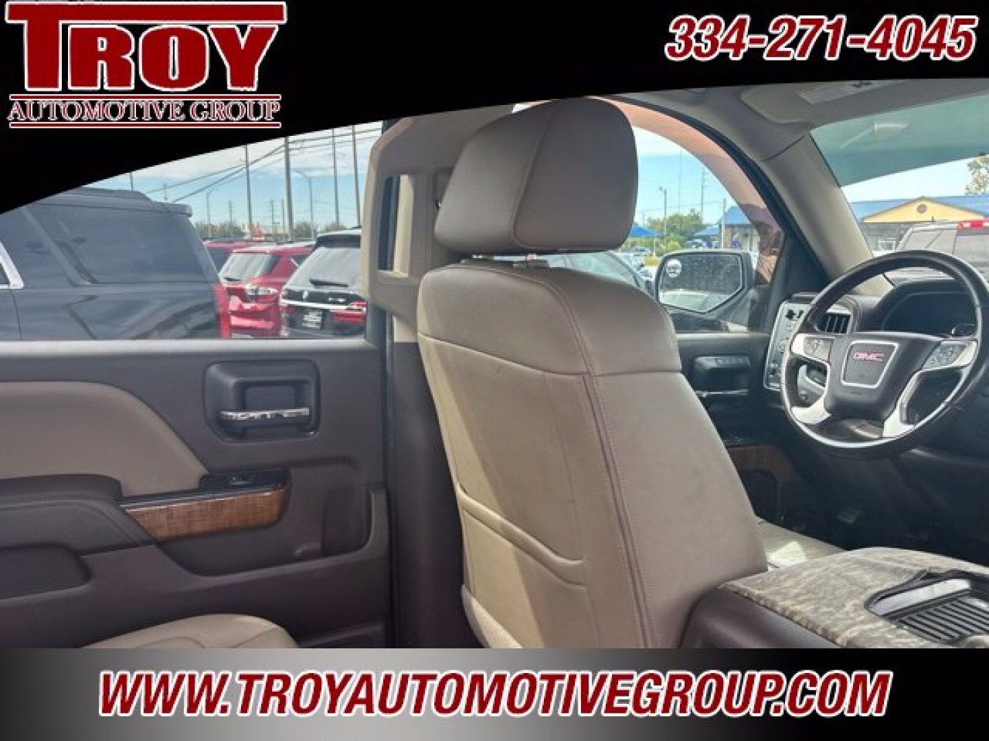 2018 Summit White /Cocoa/Dune GMC Sierra 1500 SLT (3GTU2NEC9JG) with an EcoTec3 5.3L V8 engine, Automatic transmission, located at 6812 Atlanta Hwy, Montgomery, AL, 36117, (334) 271-4045, 32.382118, -86.178673 - Brush guard w/Winch and Light Bar!!<br>Leveled!! 35x12.50x20 Nitto ridge grappler!!<br>Heated /Cooled Seats!!<br>Tow Package!!<br>Summit White 2018 GMC Sierra 1500 SLT 4WD EcoTec3 5.3L V8 6-Speed Automatic Electronic with Overdrive<br><br>Financing Available---Top Value for Trades.- Photo#34