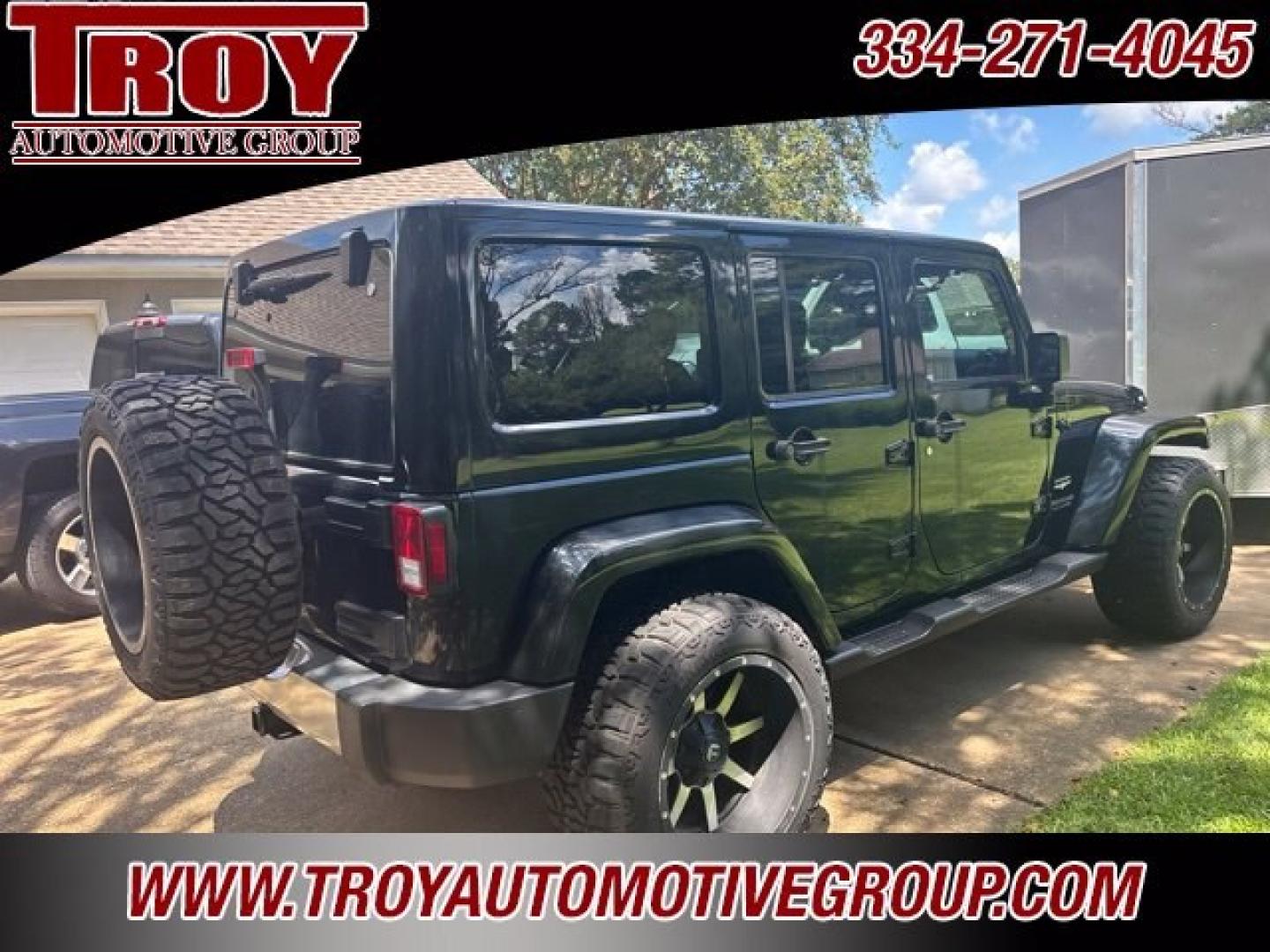 2015 Black Clearcoat /Black Jeep Wrangler Unlimited Sahara (1C4BJWEG9FL) with an 3.6L V6 24V VVT engine, Automatic transmission, located at 6812 Atlanta Hwy, Montgomery, AL, 36117, (334) 271-4045, 32.382118, -86.178673 - Black Clearcoat 2015 Jeep Wrangler Unlimited Sahara 4WD 3.6L V6 24V VVT 5-Speed Automatic<br><br>Financing Available---Top Value for Trades.<br><br>Odometer is 8958 miles below market average!- Photo#4