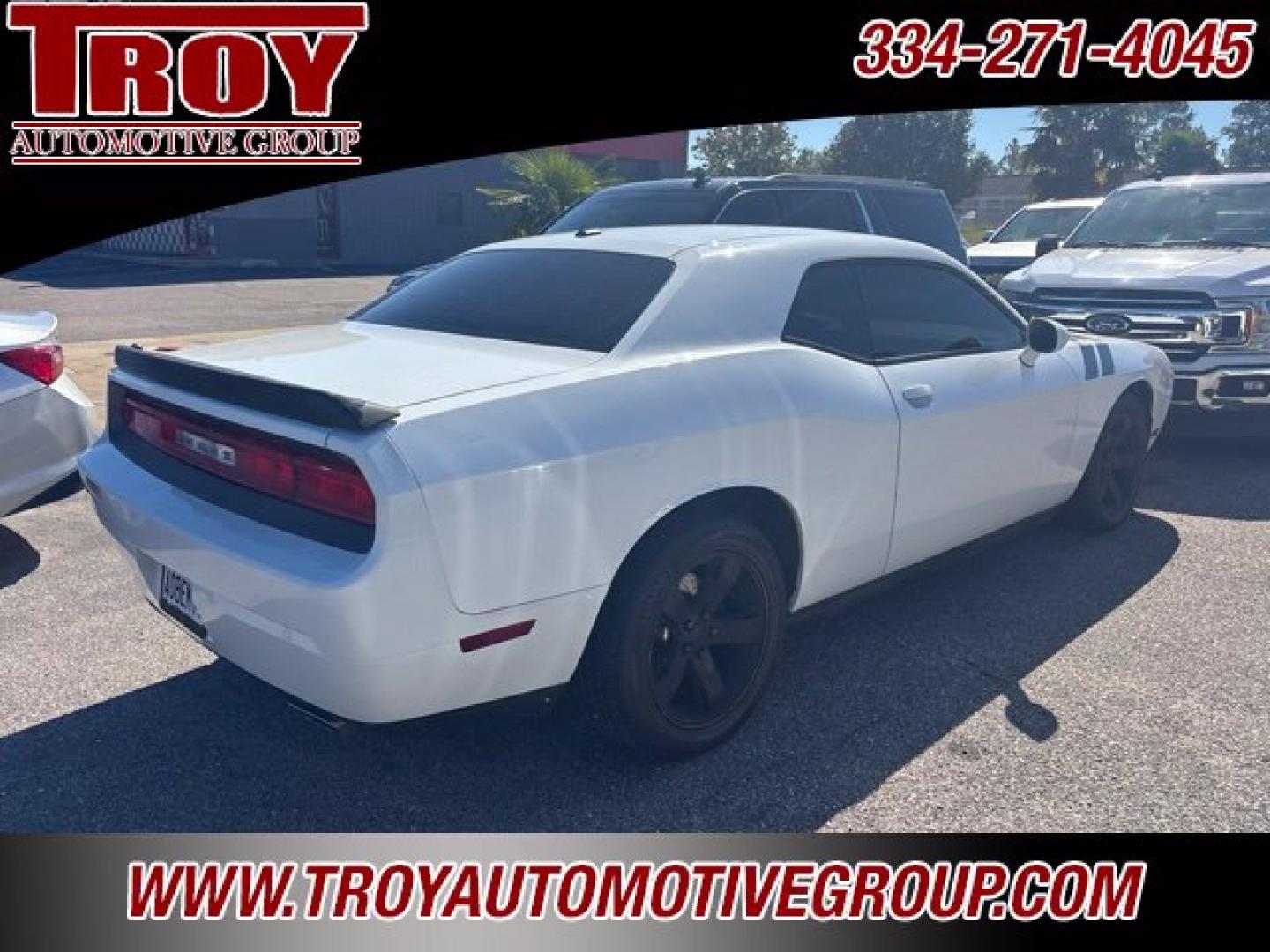 2013 Bright White /Dark Slate Gray Interior Dodge Challenger SXT (2C3CDYAG8DH) with an 3.6L V6 24V VVT engine, Automatic transmission, located at 6812 Atlanta Hwy, Montgomery, AL, 36117, (334) 271-4045, 32.382118, -86.178673 - Leather Seats!!<br>Custom Exhaust!!<br>Heated Seats!!- Photo#3