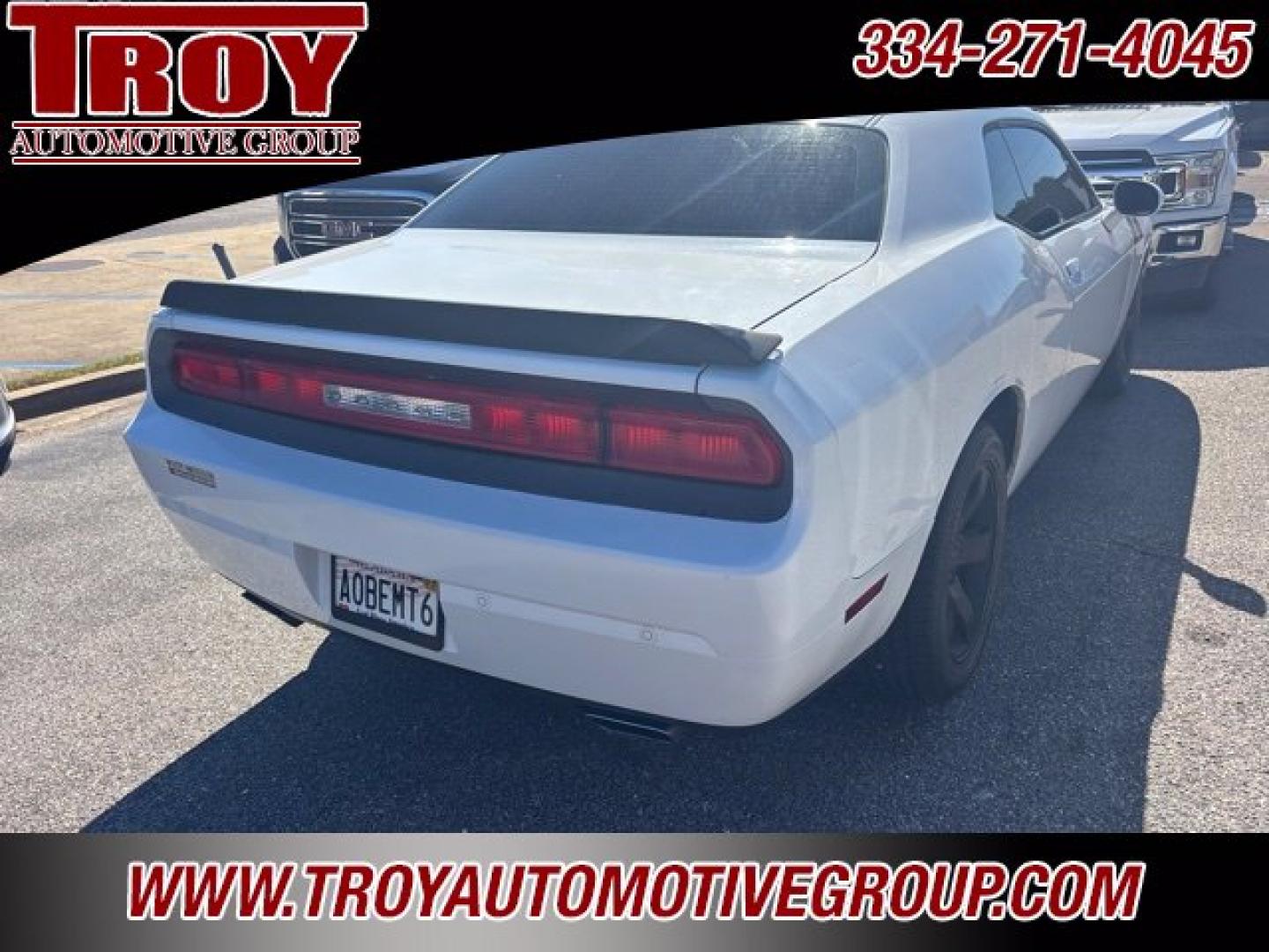 2013 Bright White /Dark Slate Gray Interior Dodge Challenger SXT (2C3CDYAG8DH) with an 3.6L V6 24V VVT engine, Automatic transmission, located at 6812 Atlanta Hwy, Montgomery, AL, 36117, (334) 271-4045, 32.382118, -86.178673 - Leather Seats!!<br>Custom Exhaust!!<br>Heated Seats!!- Photo#4