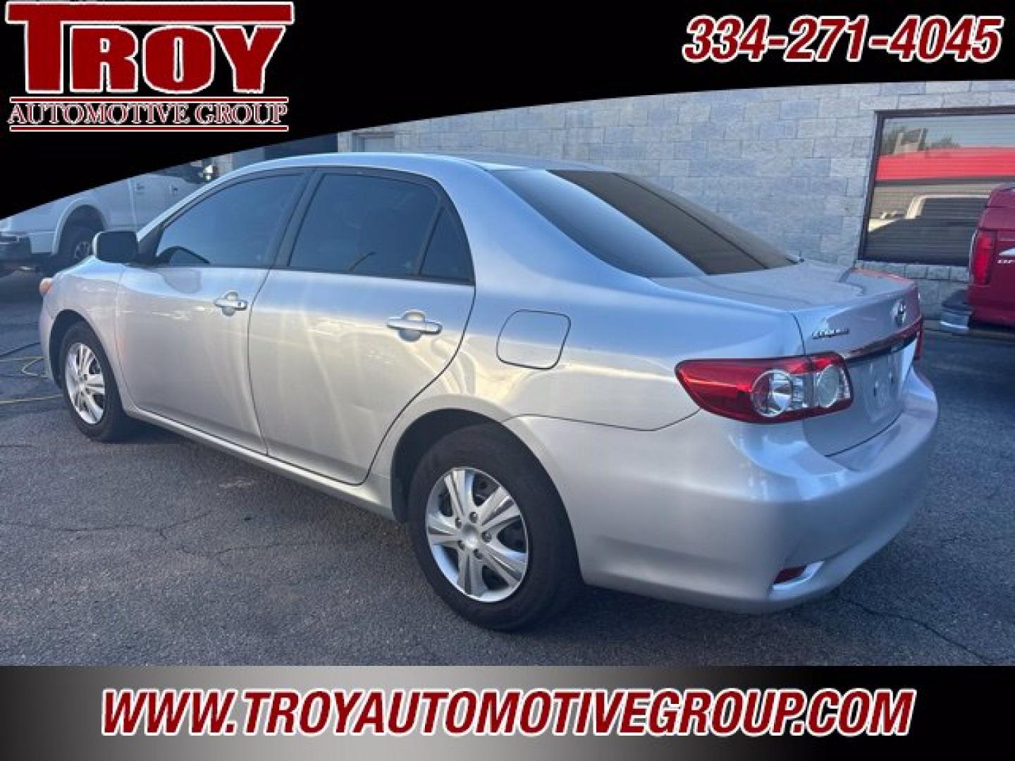 2011 Classic Silver Metallic /Ash Toyota Corolla LE (2T1BU4EE2BC) with an 1.8L I4 DOHC Dual VVT-i engine, Automatic transmission, located at 6812 Atlanta Hwy, Montgomery, AL, 36117, (334) 271-4045, 32.382118, -86.178673 - Recent Arrival!<br><br>Classic Silver Metallic 2011 Toyota Corolla LE FWD 1.8L I4 DOHC Dual VVT-i 4-Speed Automatic<br><br>Financing Available---Top Value for Trades.<br><br>26/34 City/Highway MPG<br><br><br>Awards:<br> * 2011 KBB.com 10 Best Used Cars Under $10,000 * 2011 KBB.com Brand Image Awa- Photo#1